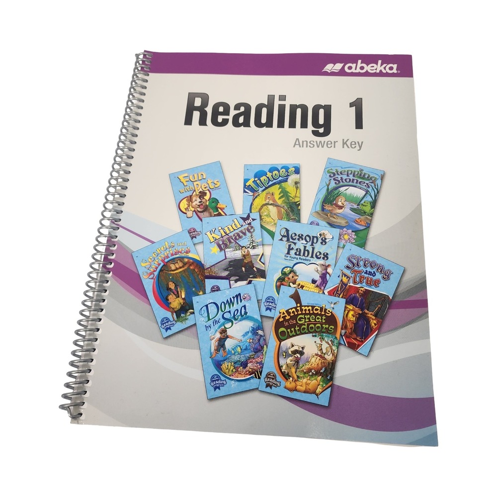 Abeka Reading 1 Answer Key Teacher‎ Guide Spiral Bound Educational Workbook